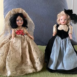 Vintage 7" Hard Plastic Dolls